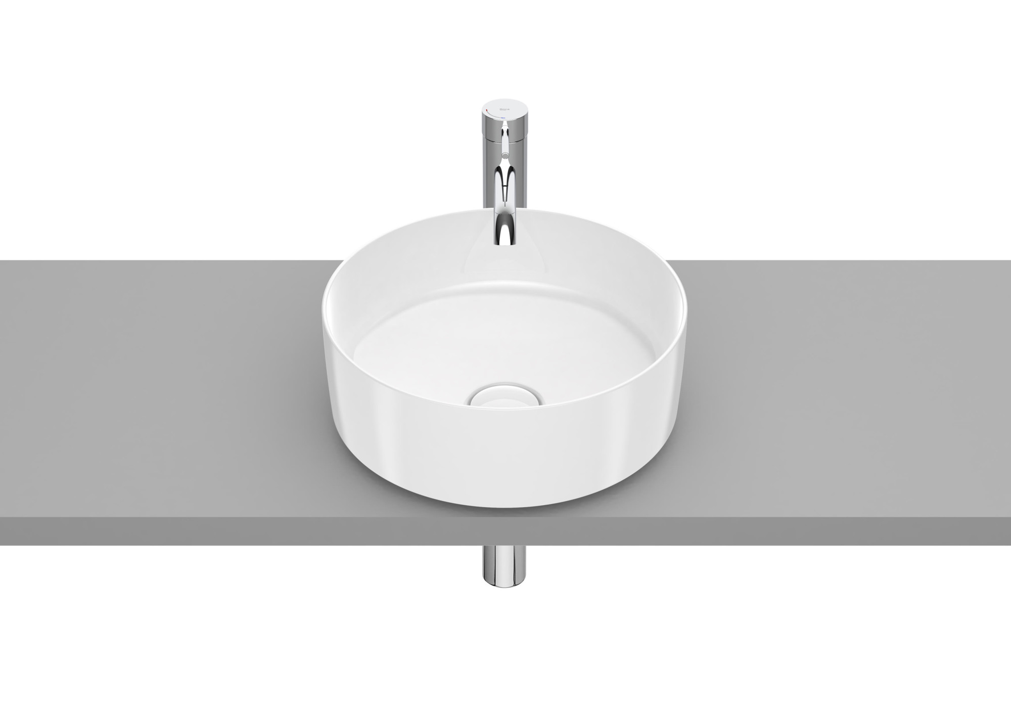 A327523000 ROUND - Умывальник FINECERAMIC® спасти ROCA Inspira 