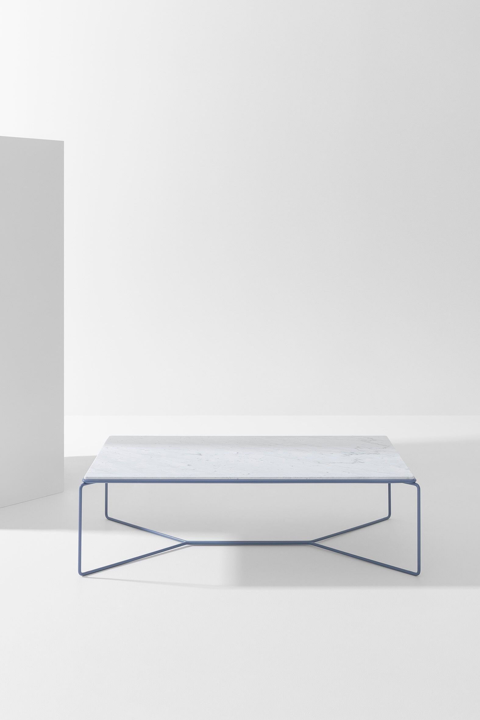 Стальной низкий прямоугольный журнальный столик Billiani ARCH-00106142 - Вид №2