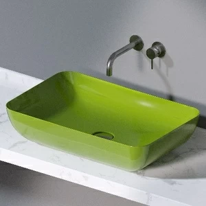 L603121 Накладная раковина на столешницу  прямоугольная A. e T. Italia ELITE