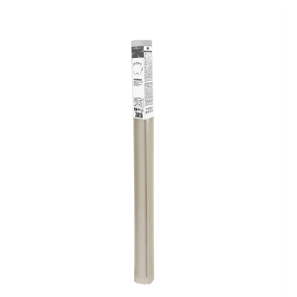 Штора рулонная блэкаут KREAFORTA Vorga 120x160 см серая 89390697 STLM-2039851 - Вид №9