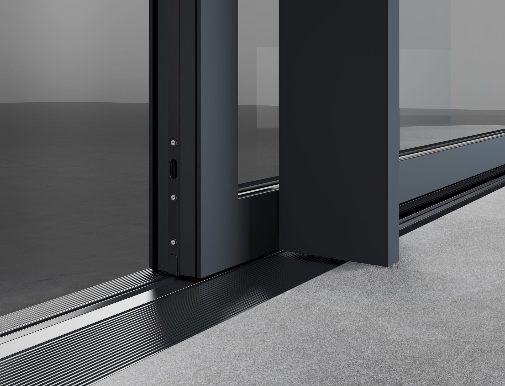 Алюминиевое раздвижное окно D&V Serramenti ASE 80 HI ARCH-00019422 - Вид №1