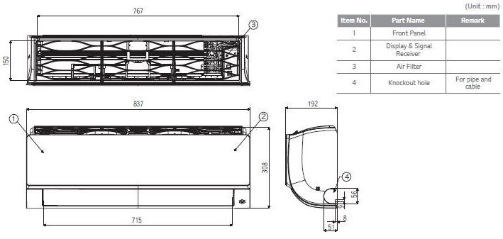 LG Electronics Настенный многоканальный кондиционер Artcool sun-id-1348990 - Вид №4