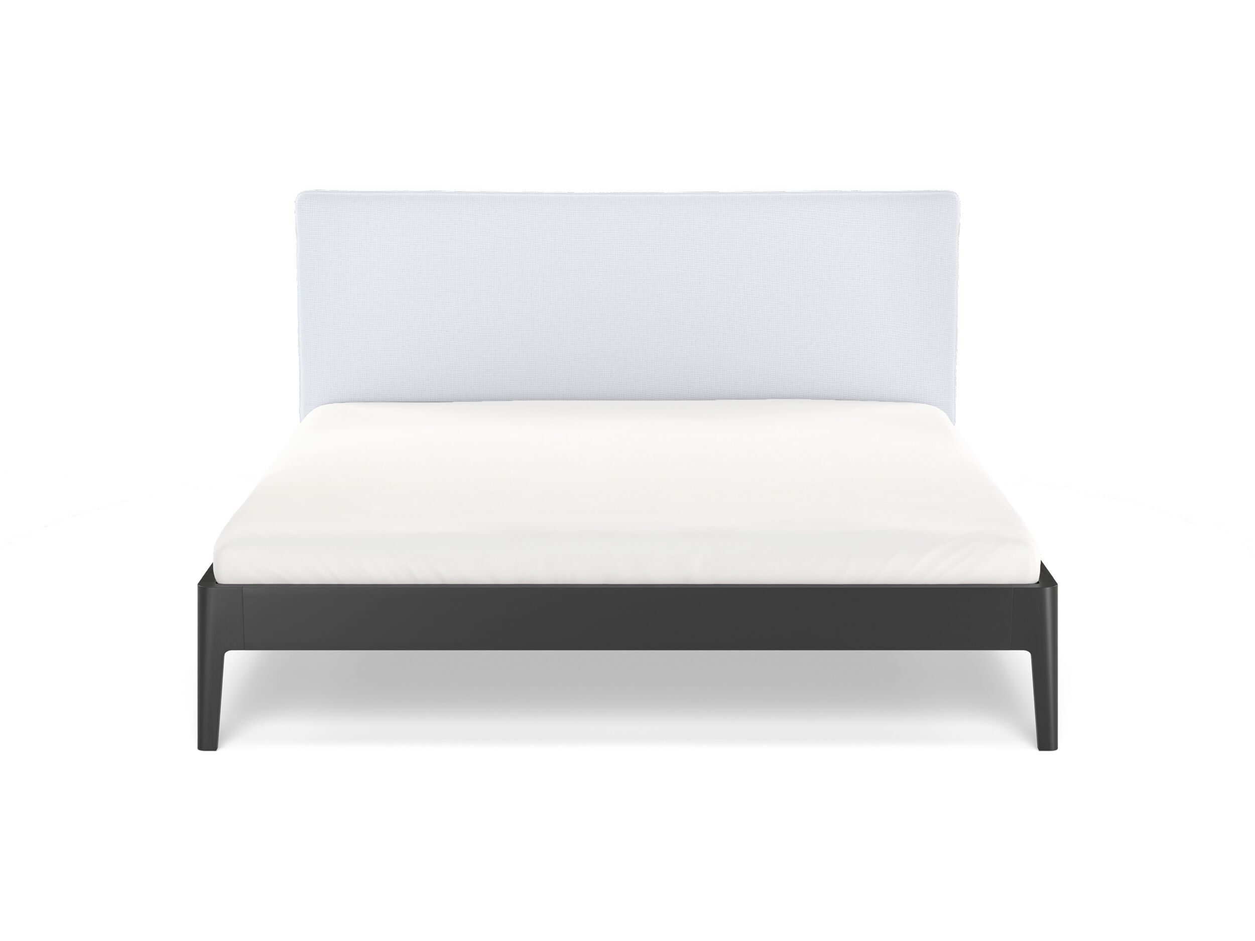 Деревянная двуспальная кровать с мягким изголовьем Noah Living белье ARCH-00049322 - Вид №19