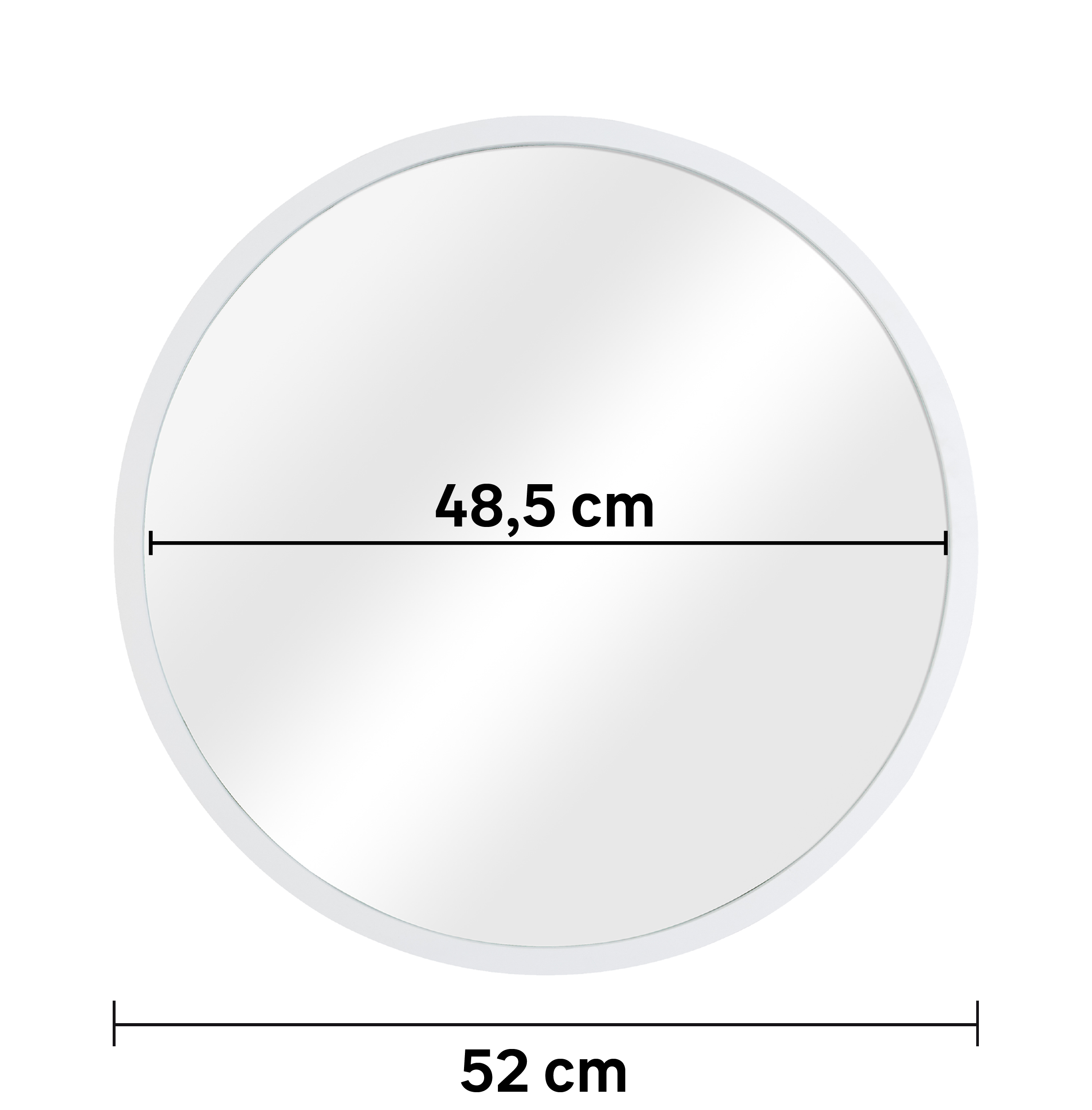 Зеркало INSPIRE Nodal D52 круглое белое с лепным багетом 84121544 STLM-0046564 - Вид №10