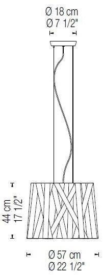 fambuena Подвесной светильник Dress 9017 - Вид №5