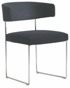 Andreu World Мягкое кресло-санки из ткани с открытой спинкой Tauro So4200