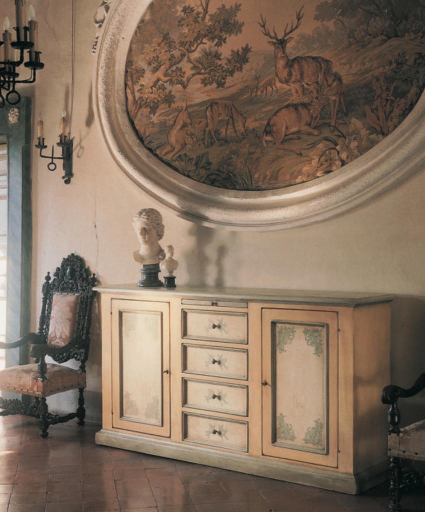 1927 Tifernoit Комод с 4 ящиками, 2 дверцами Soggiorno  - Вид №1