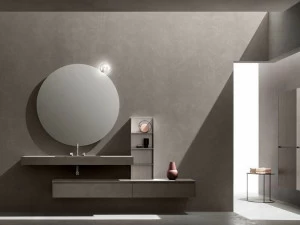 ARBLU Настенная тумба под умывальник с ящиками 5.zero Zr1004