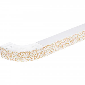 18212829 Шина двухрядная с поворотом «Нежность» в наборе 160 см цвет кремовый