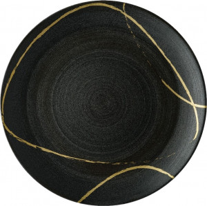 10654667 Royal Crown Derby Тарелка закусочная Royal Crown Derby Эскиз. Черный 22см, фарфор Фарфор, Керамика