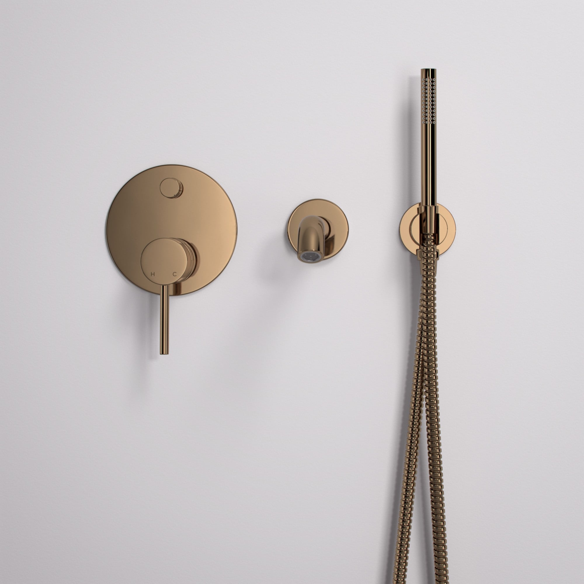 Набор встраиваемых ванн с одной ручкой и ручным душем LUSSO Luxe ARCH-00003798 - Вид №2