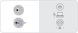 JP19BZG.GM Фиксатор сантехнический Rosetta JP19BZG графит матовый COLOMBO ALATO