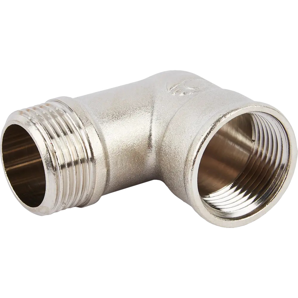 Угловой фитинг Valfex 90° для труб 3/4" с никелевым покрытием 84505496 STLM-1579147