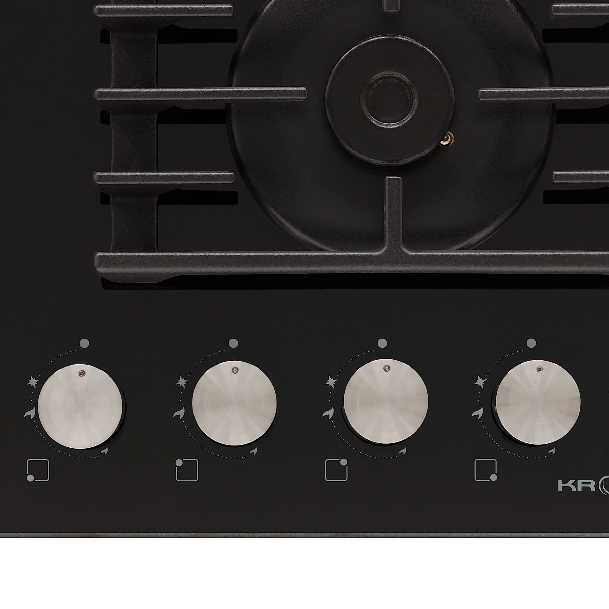 9039383 Газовая варочная поверхность KRONA HAGEL 60 BL W KRONA1 STDN-0097452 - Вид №3