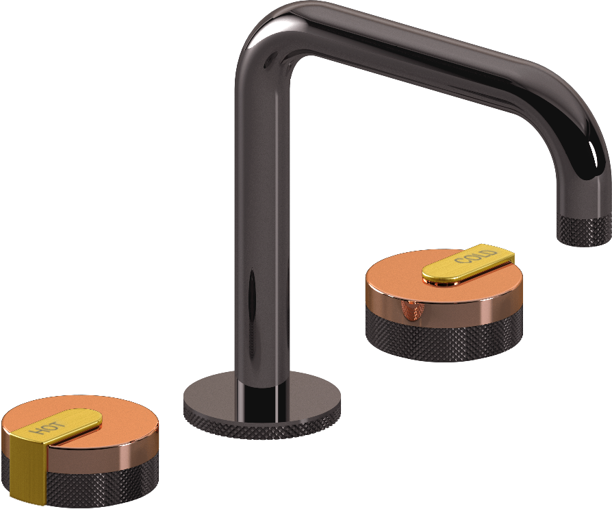 E-11511-R1RG-L1BAU-OX Смеситель для умывальника на 3 отвертия GRAFF MOD+