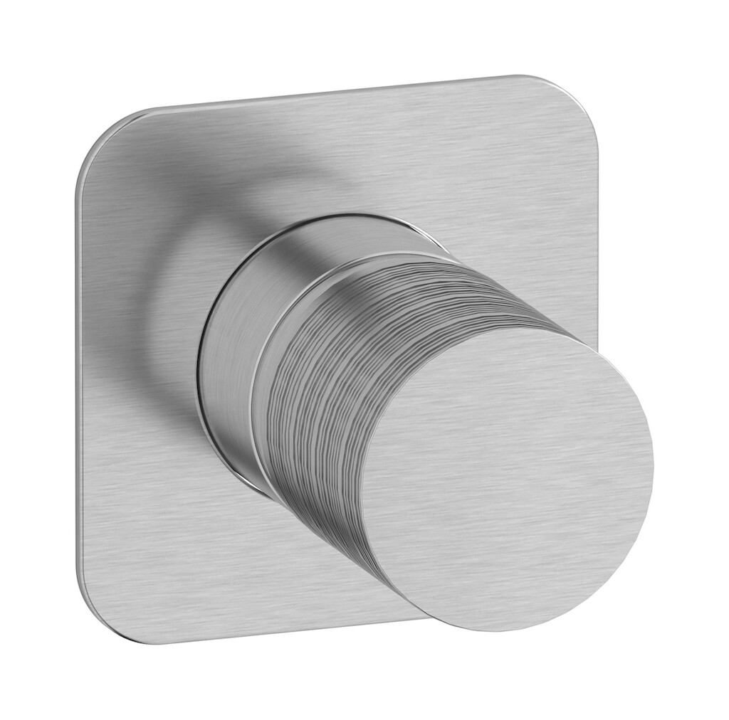 Внешние части встроенного смесителя на 1 потребителя WE ARE IB vn706is Brushed Nickel Vinile