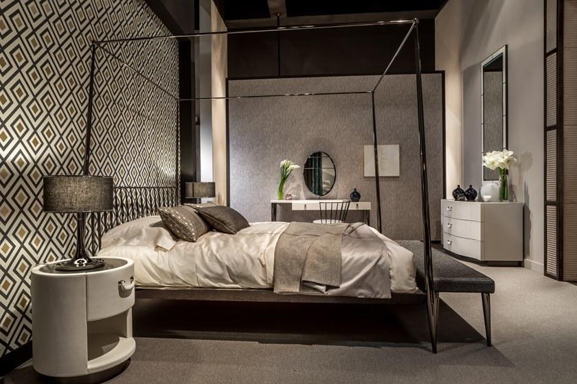 Cantori Круглая прикроватная тумбочка из кожи Valentino sun-id-1493691 - Вид №2