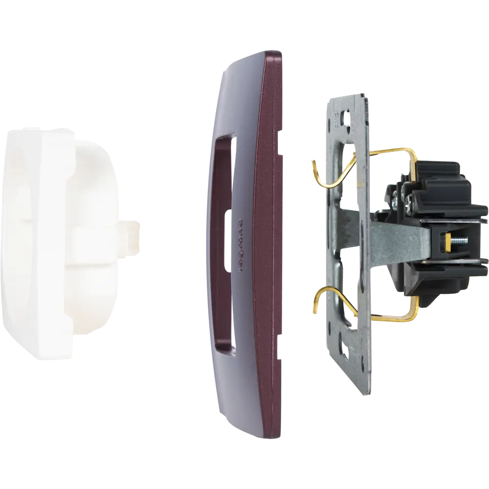 Рамка для розеток и выключателей Legrand Etika 5 постов, цвет слива STLM-2007629 - Вид №3