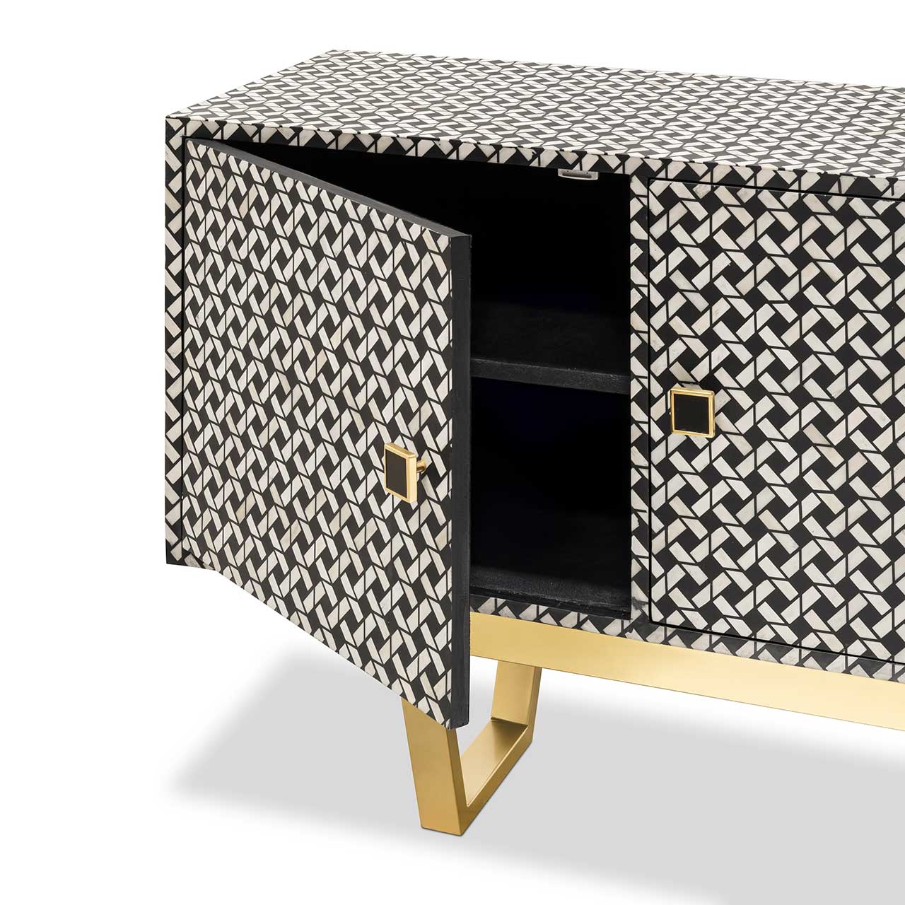 450232-WB ABHIKA БОКОВОЙ BONNIE H77 221X45 WHITE/BLACK  - Вид №7