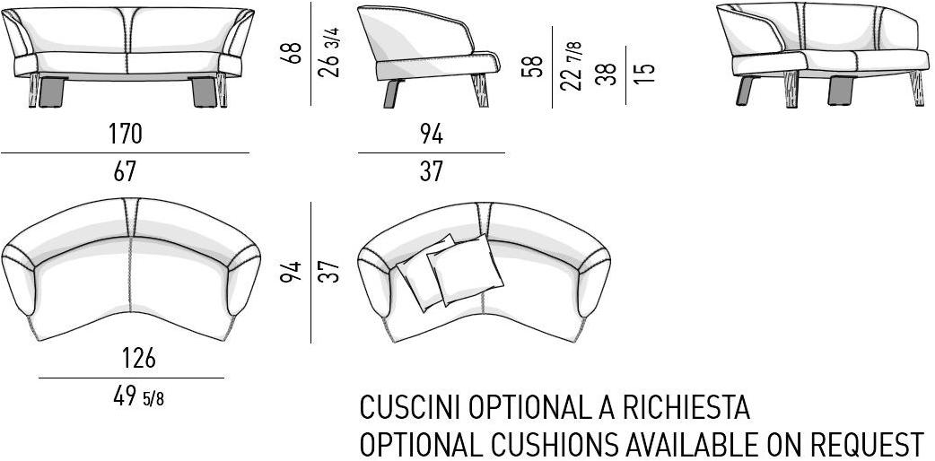 Minotti Диван Reeves sun-id-1467445 - Вид №4