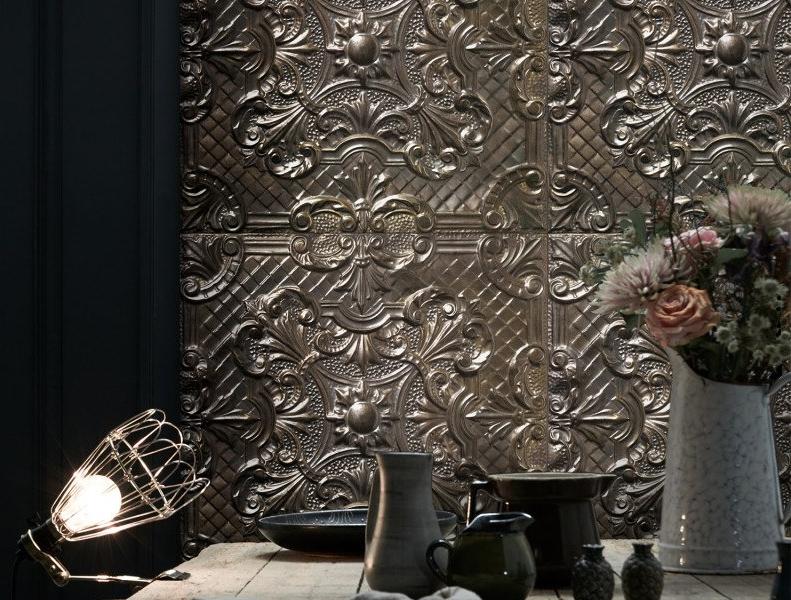 Koziel Моющиеся виниловые обои Tin tiles Ppv022d--x6  - Вид №1