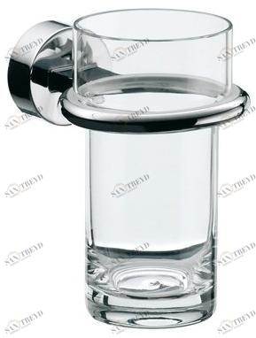 Emco Bad Настенный стеклянный держатель для зубных щеток Rondo2 sun-id-1475690