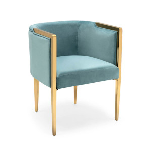 700417-TG ABHIKA СТУЛ GARDA ROUND THYME/GOLD