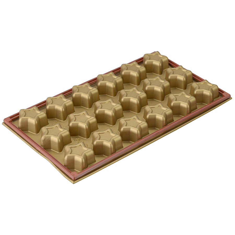 26.182.63.0063 Форма для приготовления пирожных stars силиконовая Silikomart  - Вид №2