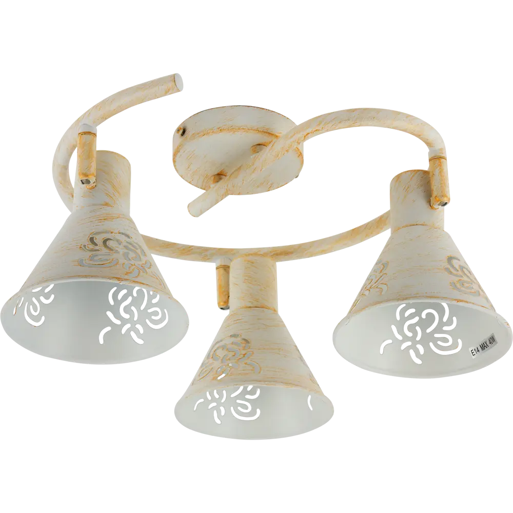 Спот Conto, 3 лампы, 6 м², цвет белый/патина 82103042 STLM-2012672 Arte Lamp 