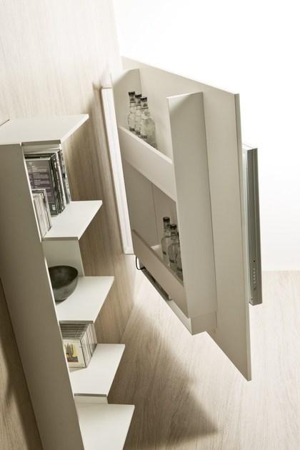 Pacini & Cappellini Регулируемая тумба под ТВ с книжным шкафом  5334  - Вид №1