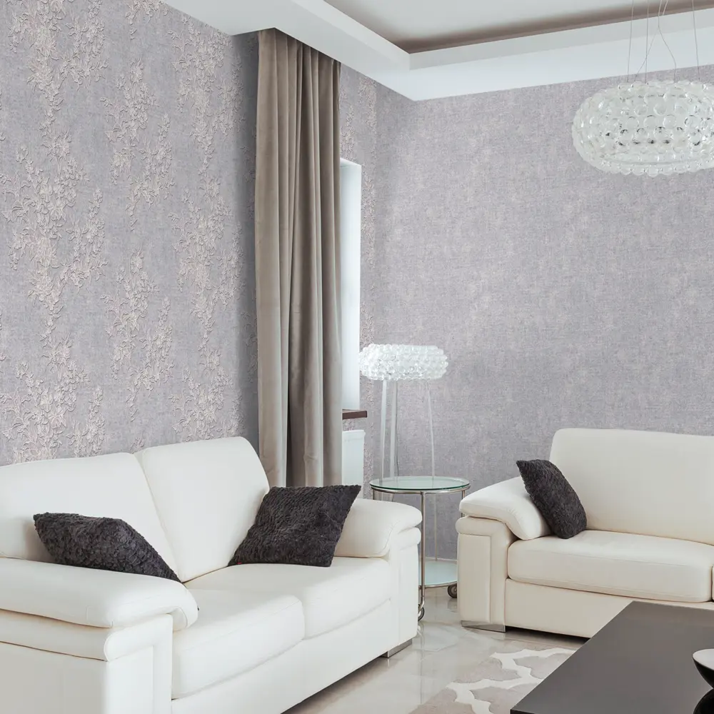 Обои флизелиновые Ateliero Martina фиолетовые 1.06 м 889407 STLM-2001529 - Вид №3