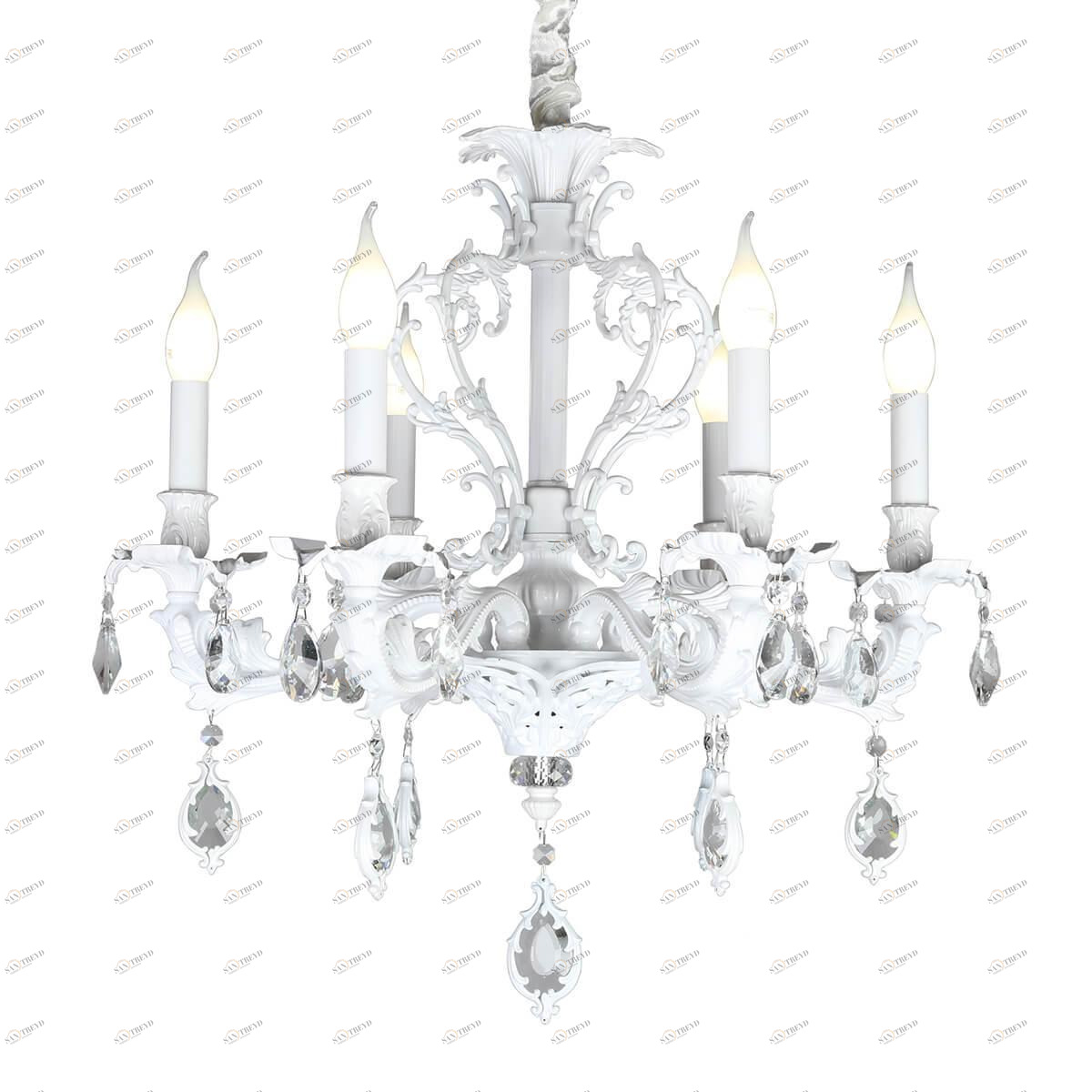 Подвесная люстра Omnilux Senis OML-74713-06 OMNILUX ДИЗАЙНЕРСКИЕ, SENIS WHITE 187199 Белый 