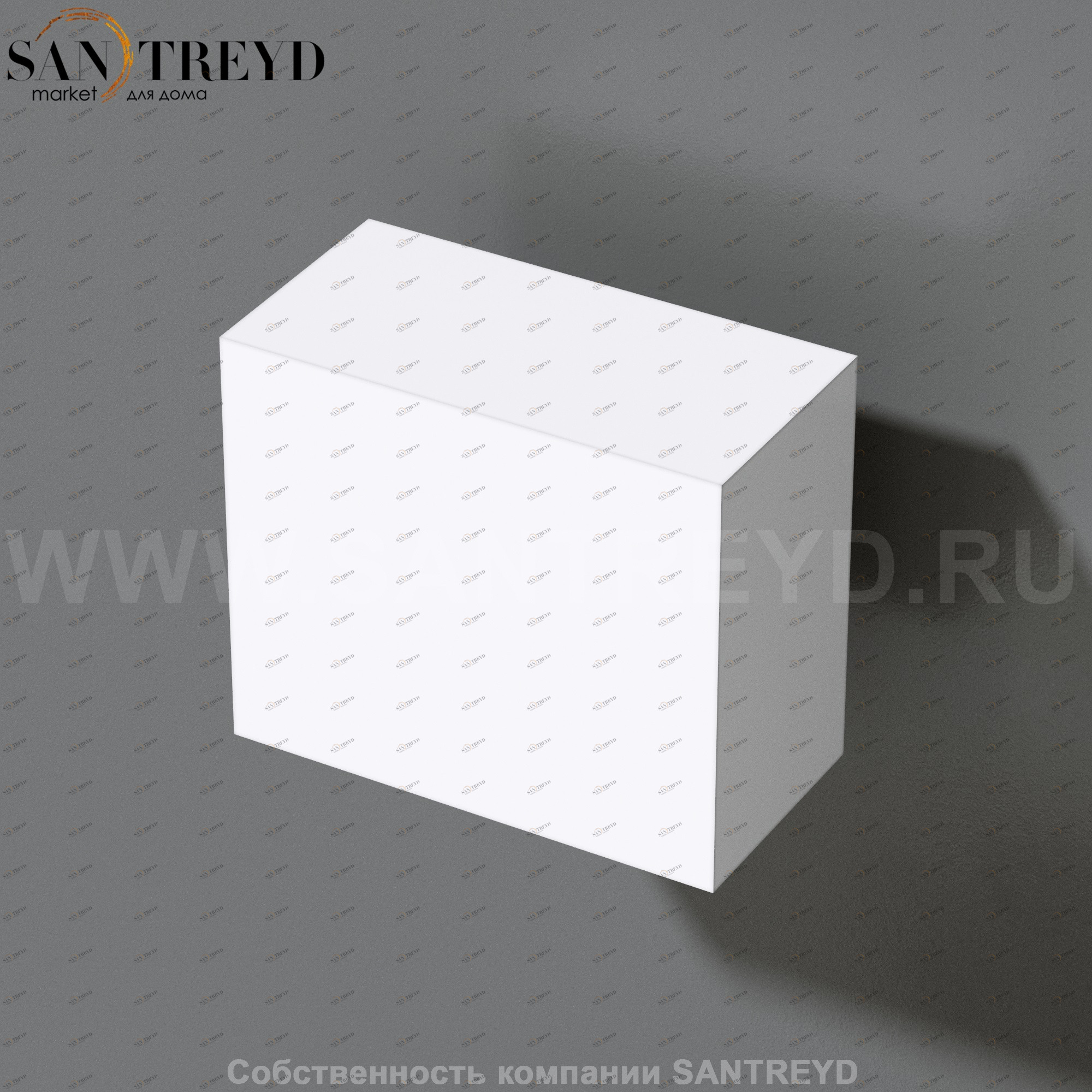 Effegibi ACCESSORI Модульная скамейка для облицовки, секция левая боковая заглушка белая SV31000024