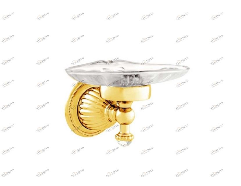 033278.000.62 Подставка для мыльницы с кристаллами сваровски Сатин никель Mestre Artica