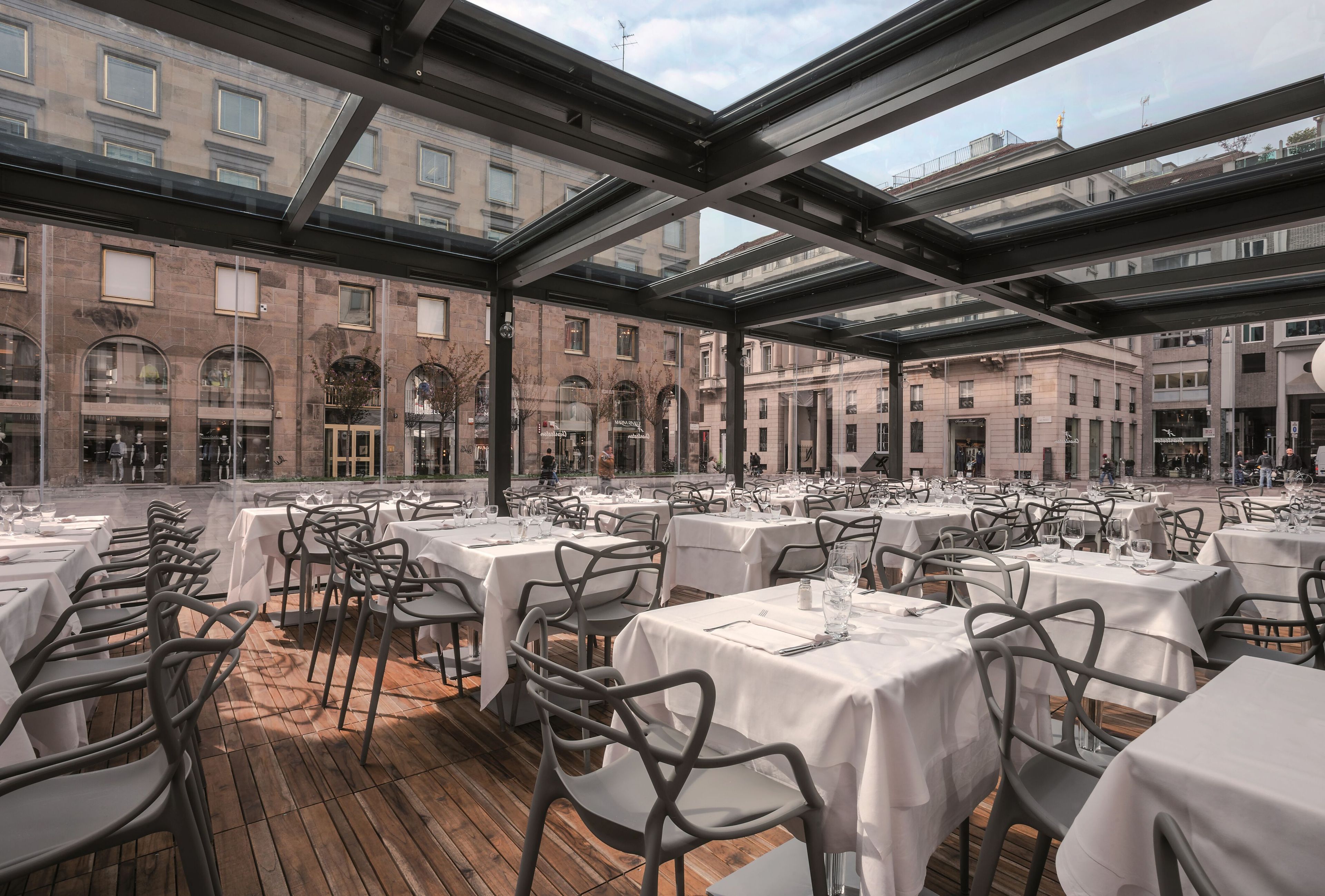 Штабелируемый стул из инженерного пластика с подлокотниками Kartell Masters ARCH-00054309 - Вид №10