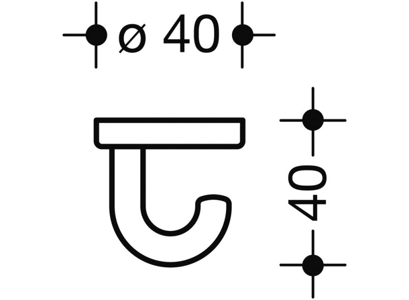 477.90.040 крюк HEWI System 111 | Polyamid  - Вид №16