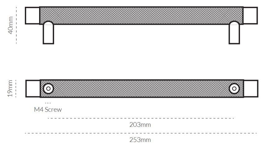 Латунь мост мебельная ручка Lo & Co Interiors Kintore ARCH-00067715 - Вид №45