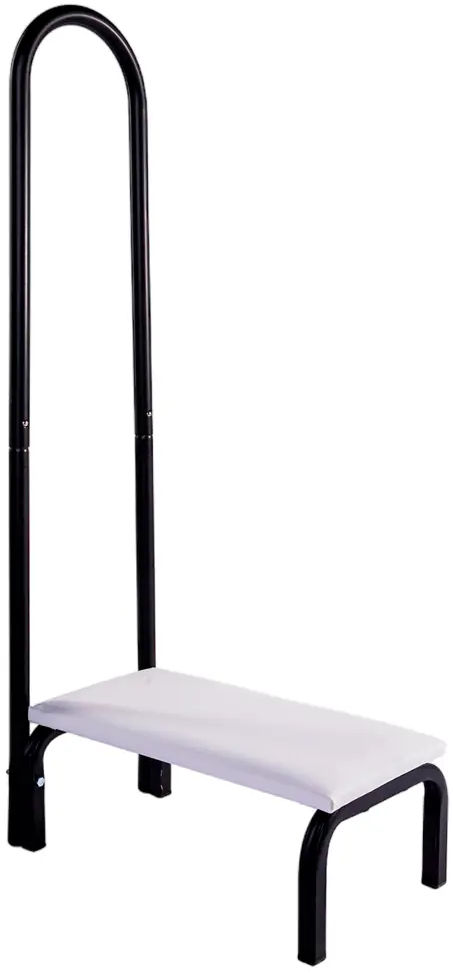 91480030 Ступени для ванной комнаты Belberg СТ-2 с поручнем опорой Black Edition STLM-0971560