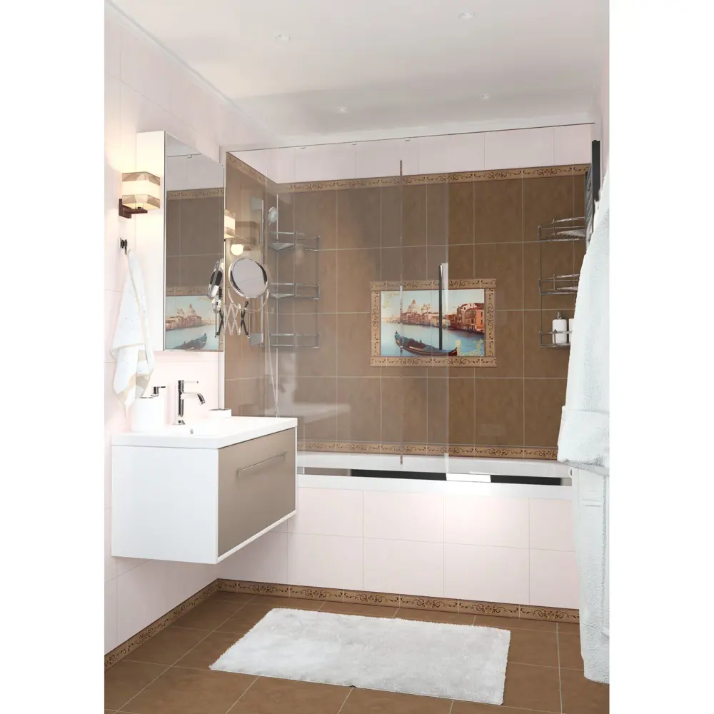 Плитка напольная Romance, цвет коричневый, 33x33 см, 1,33 м2 14201137 STLM-2188929 Santreyd 