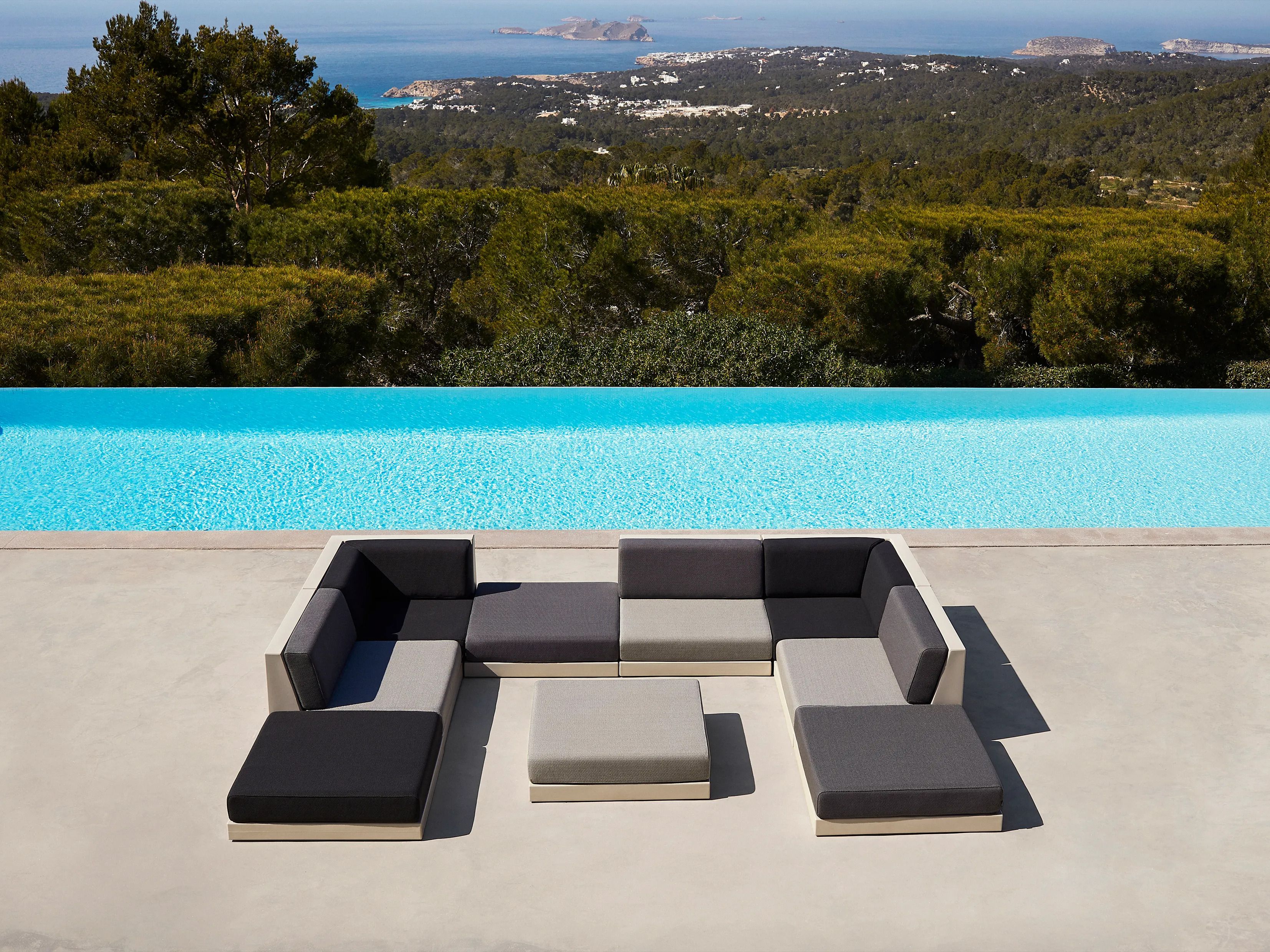 Тканевый модульный садовый диван Vondom Pixel ARCH-00086242 - Вид №10