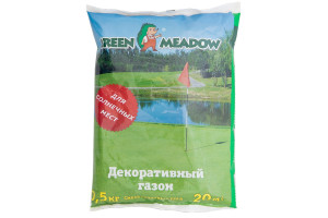 16255955 Семена газона Декоративный газон Солнечный 0.5 кг 4607160331584 GREEN MEADOW