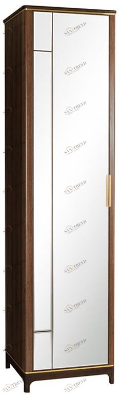 2715 Шкаф одностворчатый с зеркалами Модерн Дуб Гладстоун R-HOME 40092733h_Гладстоун