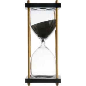 Часы песочные Atmosphera на 30 минут цвет черный