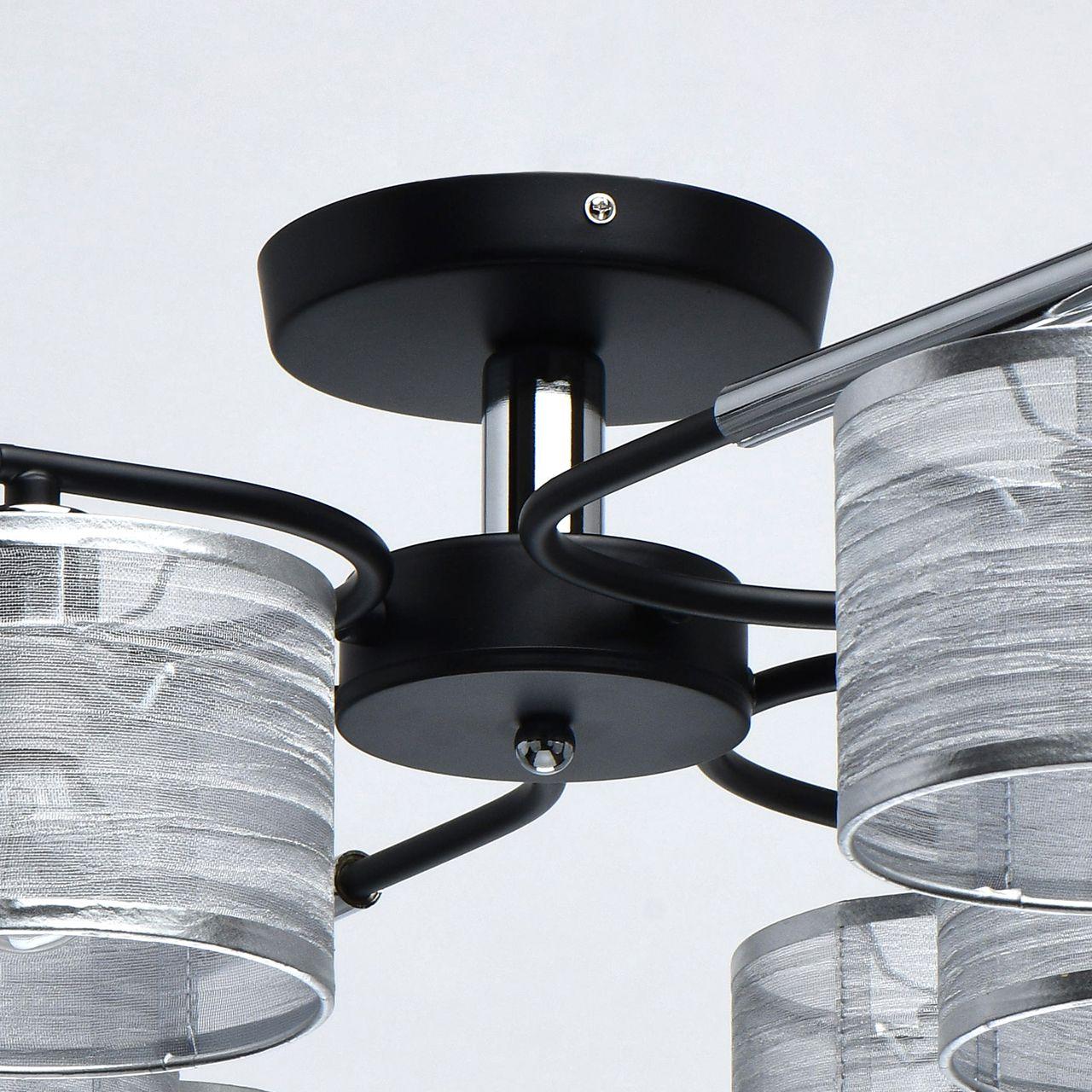 Потолочная люстра De Markt Конрад 667011908 DE MARKT ДИЗАЙНЕРСКИЕ, КОНРАД 00-3888721 Серебро  - Вид №1