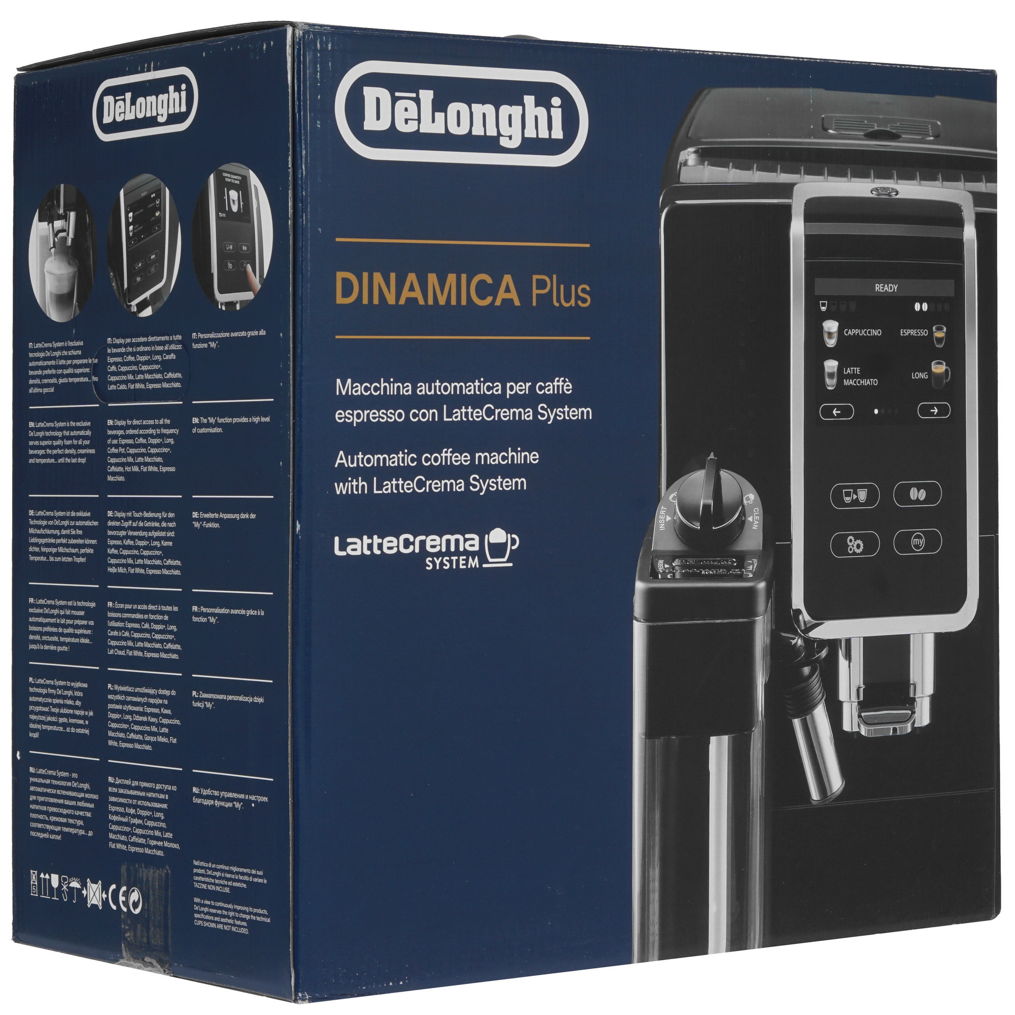 5076597 Кофемашина автоматическая DeLonghi ECAM 370.70.B черный STDN-0002157 - Вид №9