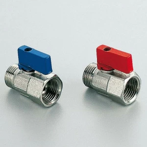 Кран мини В флажок TIEMME 1/2"