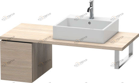 LC583003131 L-Cube Шкафчик для консоли Сосна серебристая, декор Duravit