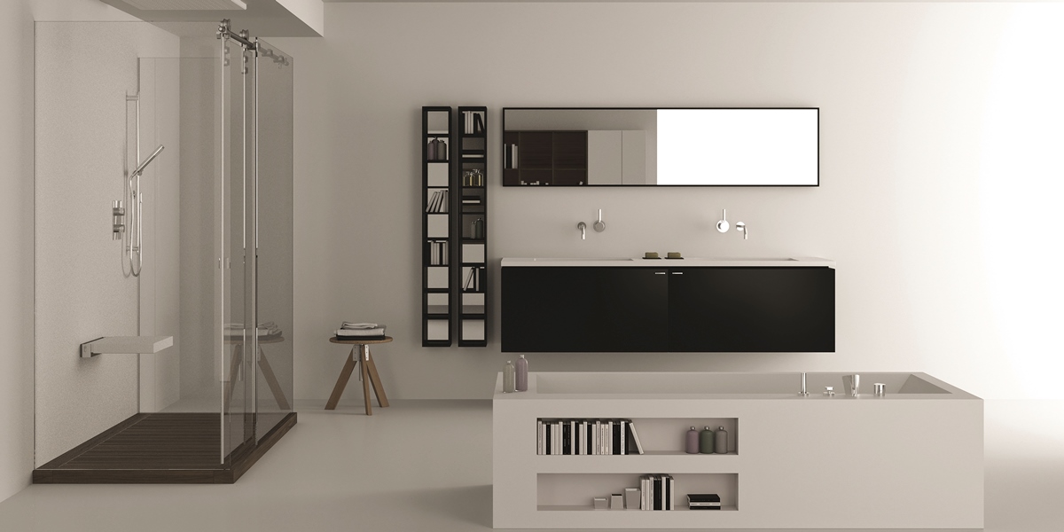 Moma Design Душевое ограждение 800х1800 ST.201 стекло прозрачное Box Doccia ST2018001800 - Вид №1