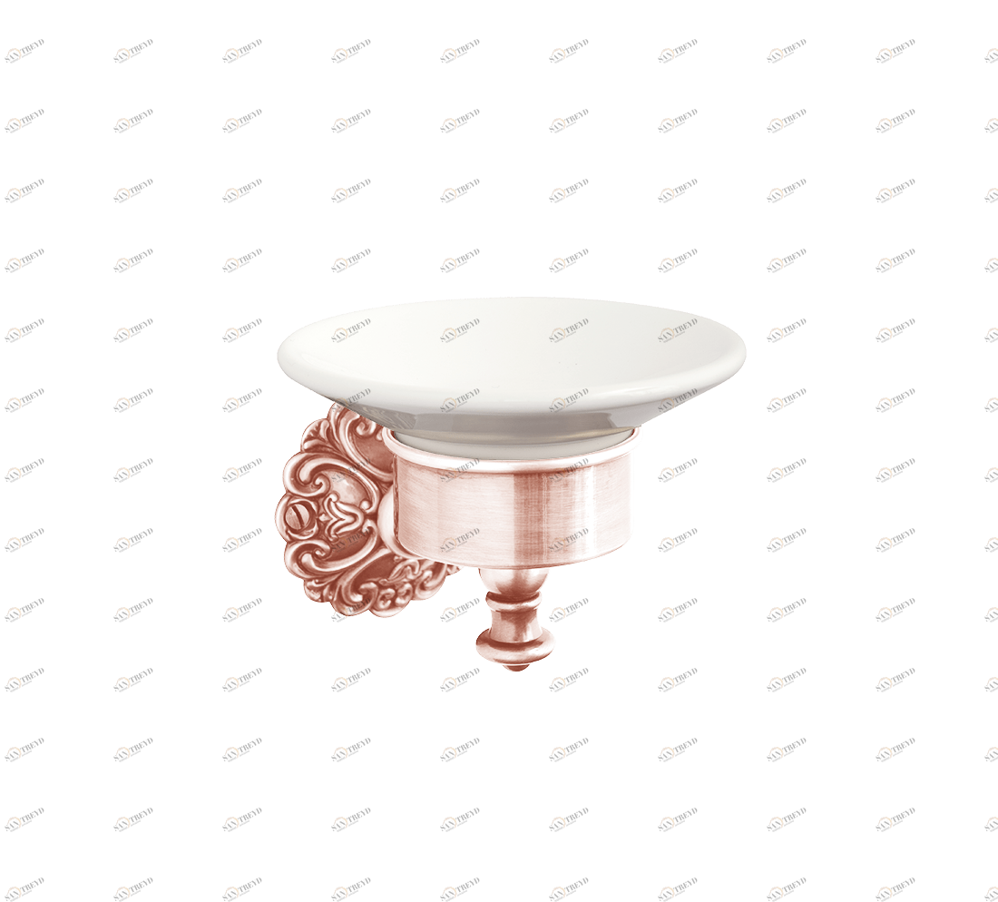 Gentry Home Настенный керамический подстаканник Ivy Розовое золото GH102191 