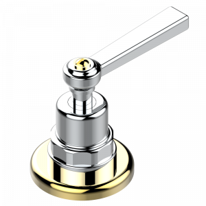 G7D-50/4/VG Переключатель набортный 2 входа 3/4", один выход 3/4"и один выход 1x1/2" Thg-paris Saint Germain с рукоятками Хром/золото